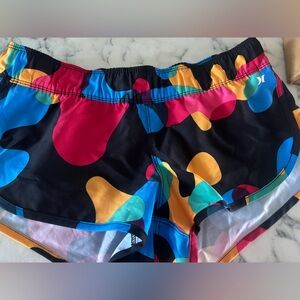 Hurley Colorful Patterned Swim Shorts Small